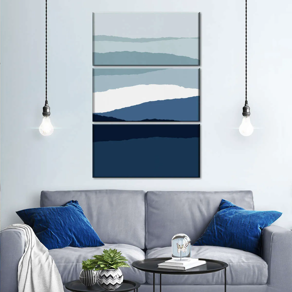 A Blue Abstract II Wall Art