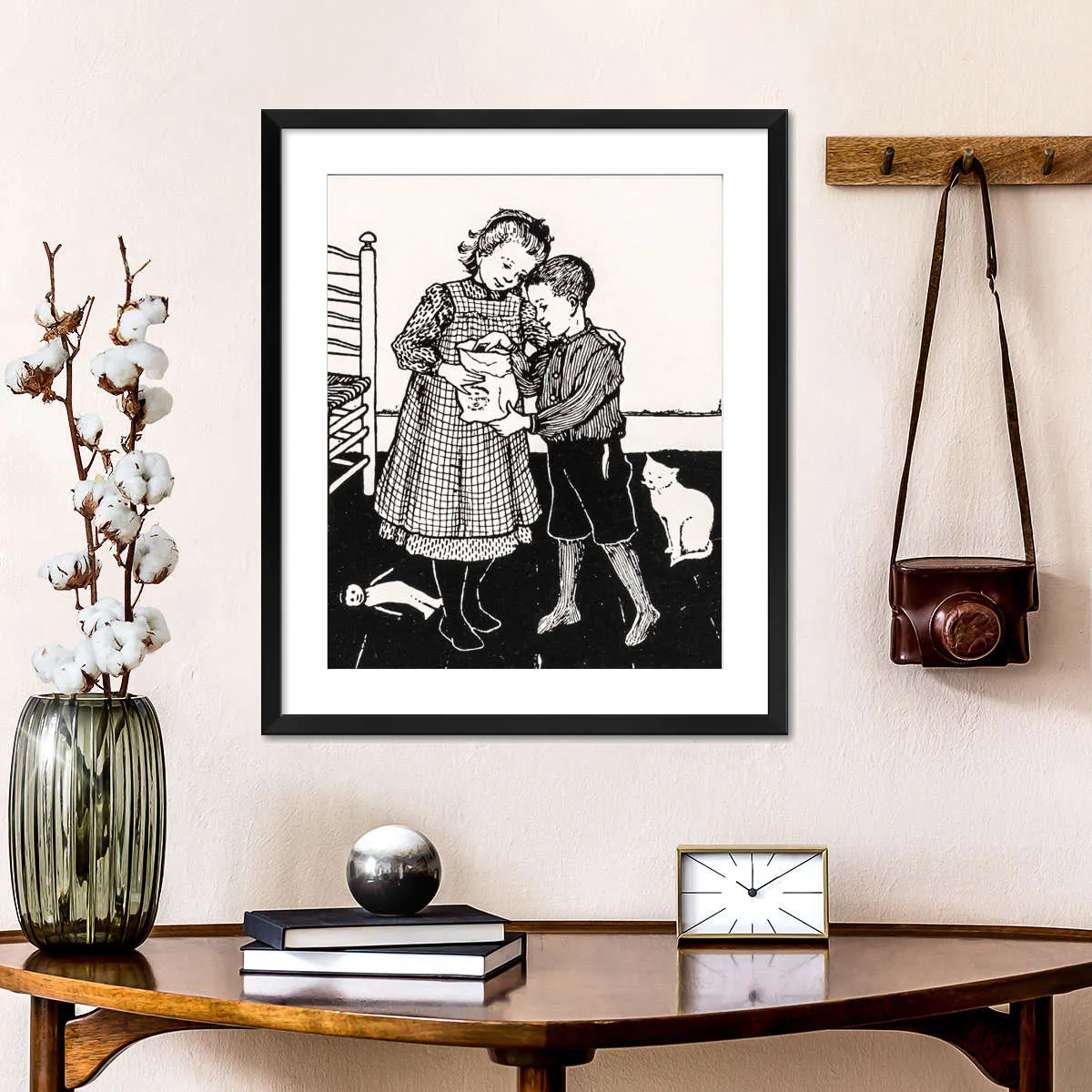 A Boy And A Girl Wall Art