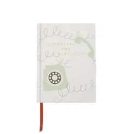 Address and Birthday Book | Soft Green