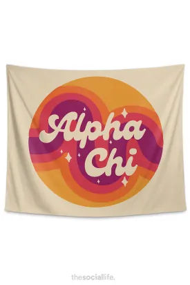 Alpha Chi Omega Radiate Tapestry