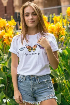 Alpha Delta Pi Butterfly Tee