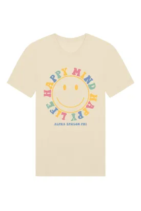 Alpha Epsilon Phi Happy Mind Tee