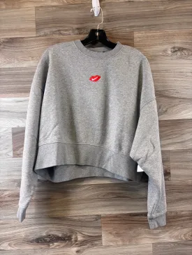 Athletic Sweatshirt Crewneck By Nike Apparel In Grey, Size: Xs