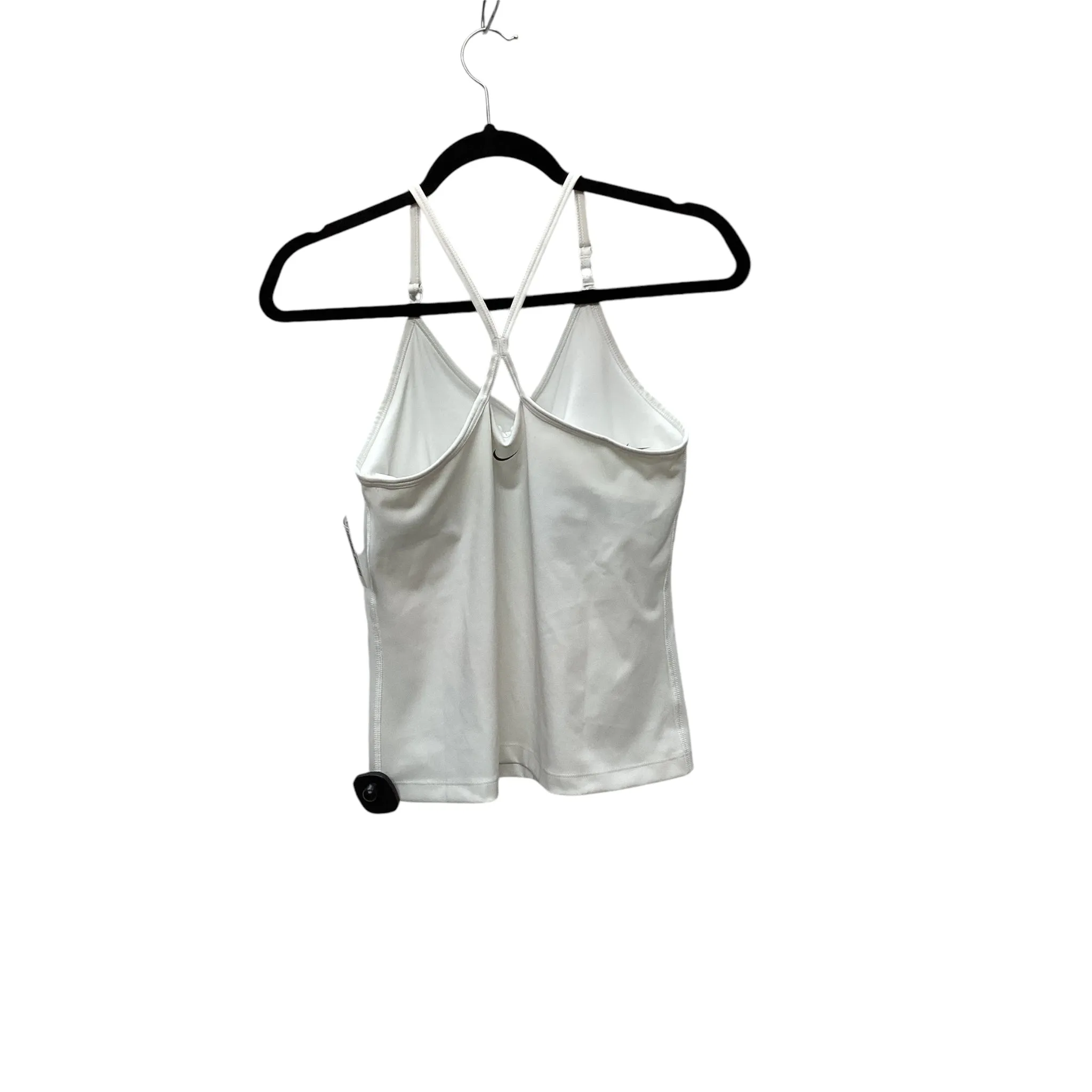 Athletic Tank Top By Nike Apparel In White, Size: M