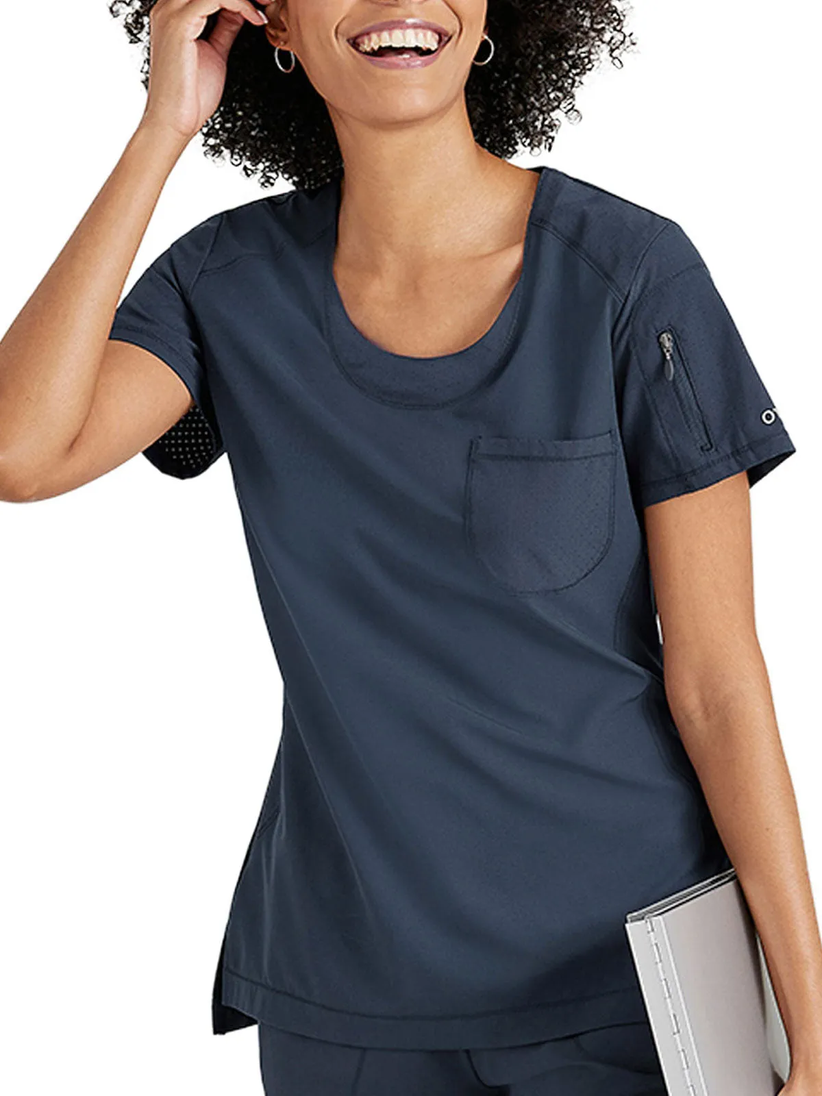 Barco One - Women's Scoop Neck Tuck-In Uplift Top