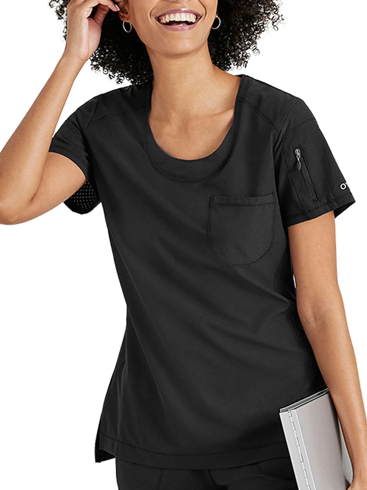 Barco One - Women's Scoop Neck Tuck-In Uplift Top