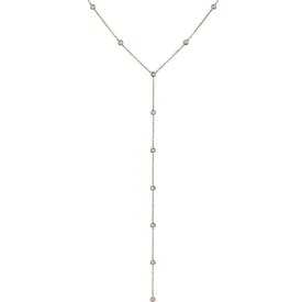 BEZEL SET DIAMOND LARIAT