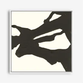 Black Gesture II (Square) Canvas Print