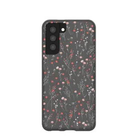 Black Night Garden Samsung Galaxy S21 Case