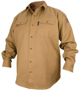 Black Stallion Khaki FR Work Shirt FS7-KHK