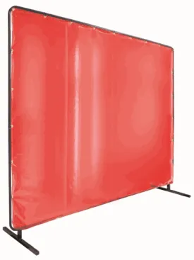 Black Stallion Welding Screen 6X6 - Orange Vinyl 64-5186