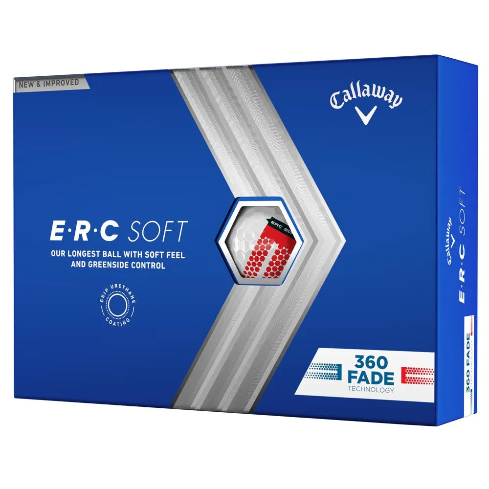 Callaway ERC Soft 360 Fade '23 Golf Balls - Dozen