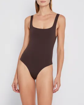 Contouring Square Neck Tank Bodysuit