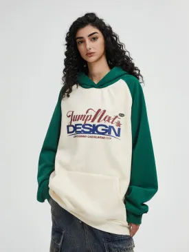 Contrast Logo Print Hoodie