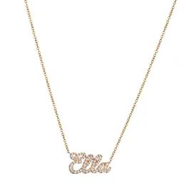 DIAMOND NAME NECKLACE