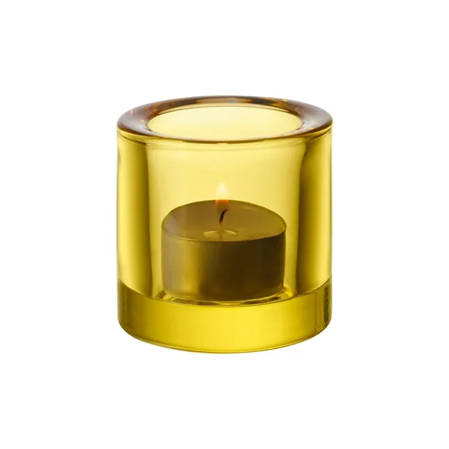 IITTALA | Glassware | KIVI Votives | Kivi Tealight Candle Holder 60mm - Lemon