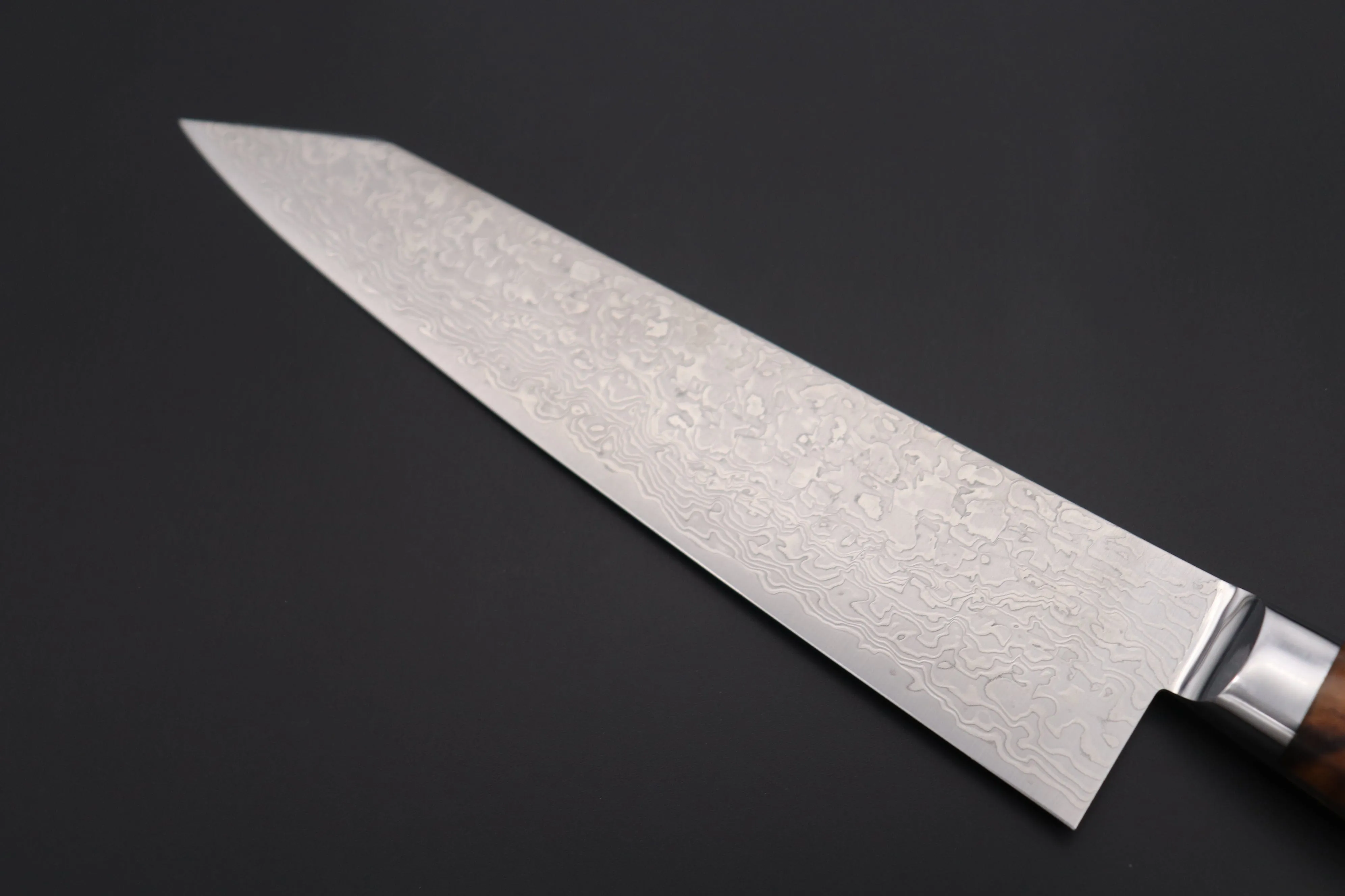 JCK Original Kagayaki Grand Canyon R-2 White & Silver Damascus Series GCYU-34 Kiritsuke Gyuto 200mm (7.8 Inch)