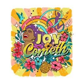 joy cometh sticker