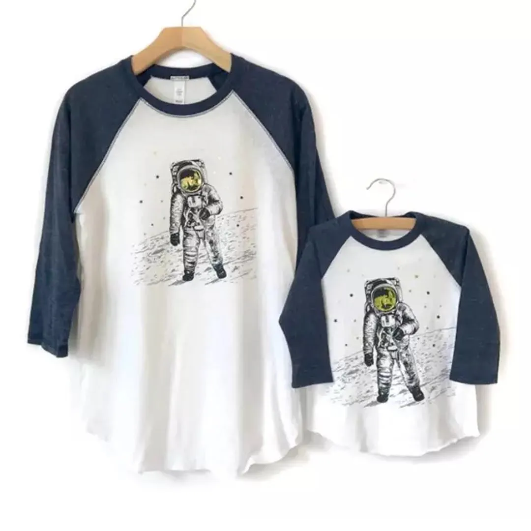 MAN ON THE MOON T-SHIRT- LITTLE KIDS