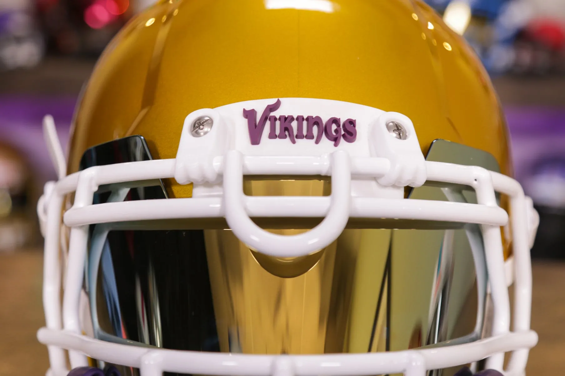 Minnesota Vikings Riddell Speed Authentic Helmet - GG Edition 00259