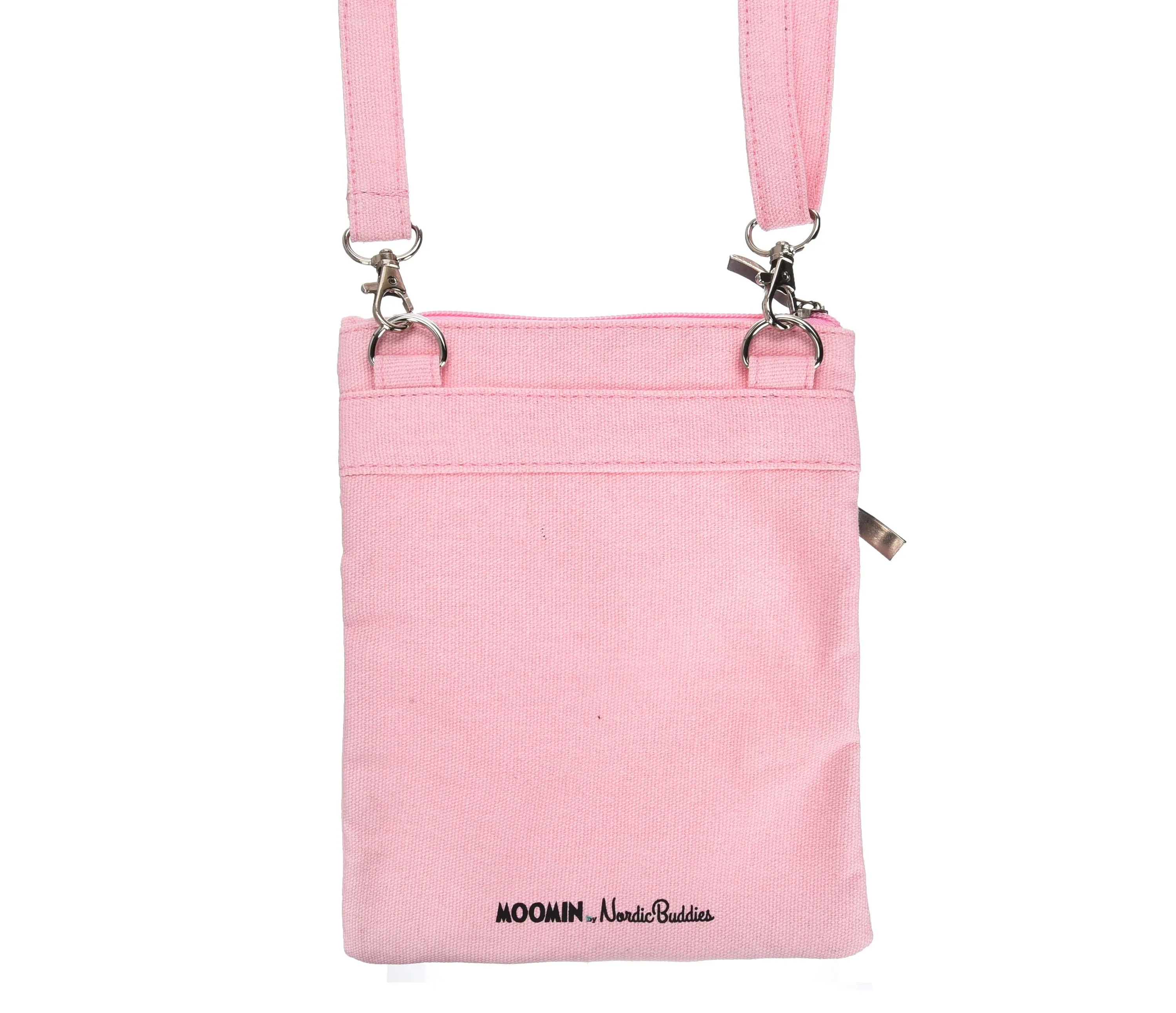 Moomintroll Under The Tree Passport Bag - Pink