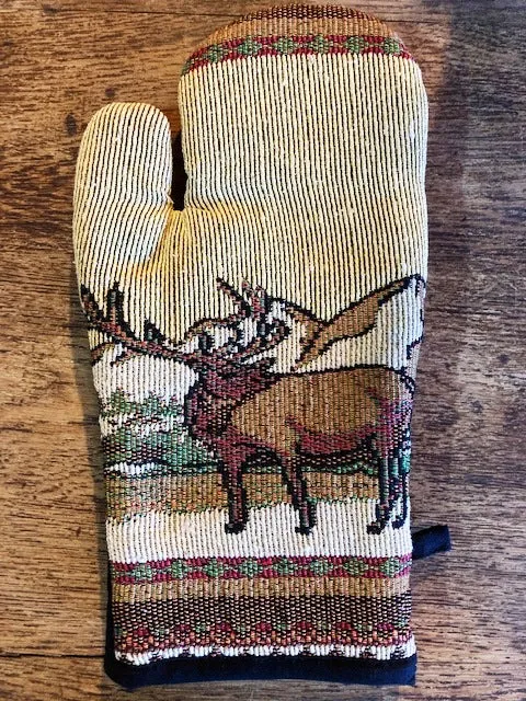 "Elk Country" Western Oven Mitt