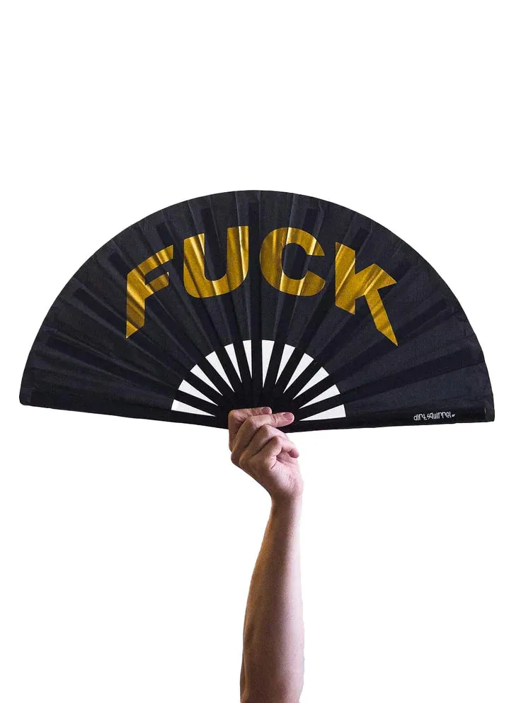 "F*ck" Jumbo Hand Fan