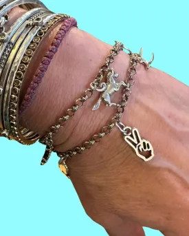 Sterling Silver Charm Bracelet Asst’d Styles